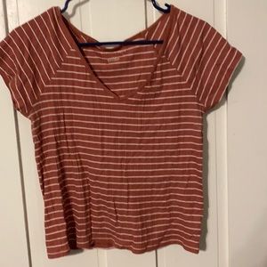 American Eagle stripe T-shirt